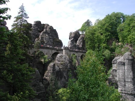 A view of the Bastei bridge